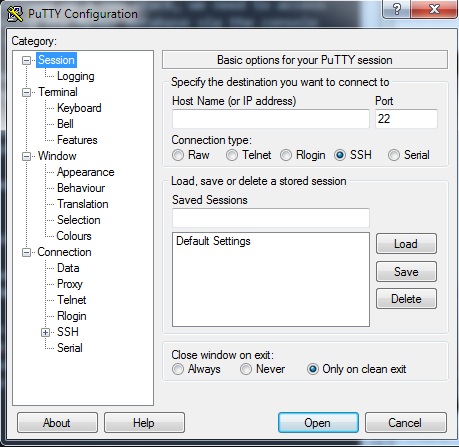 configure PuTTY to connect to your remote instance