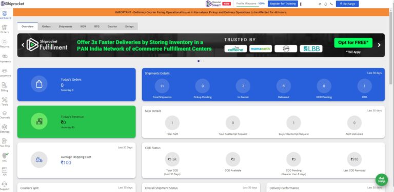 How To Integrate Shiprocket In Laravel Web Application | Shiprocket API