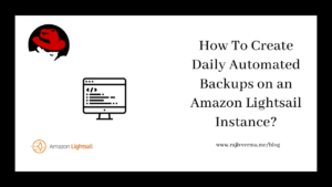 How To Create Daily Automated Backups on an Amazon Lightsail Instance